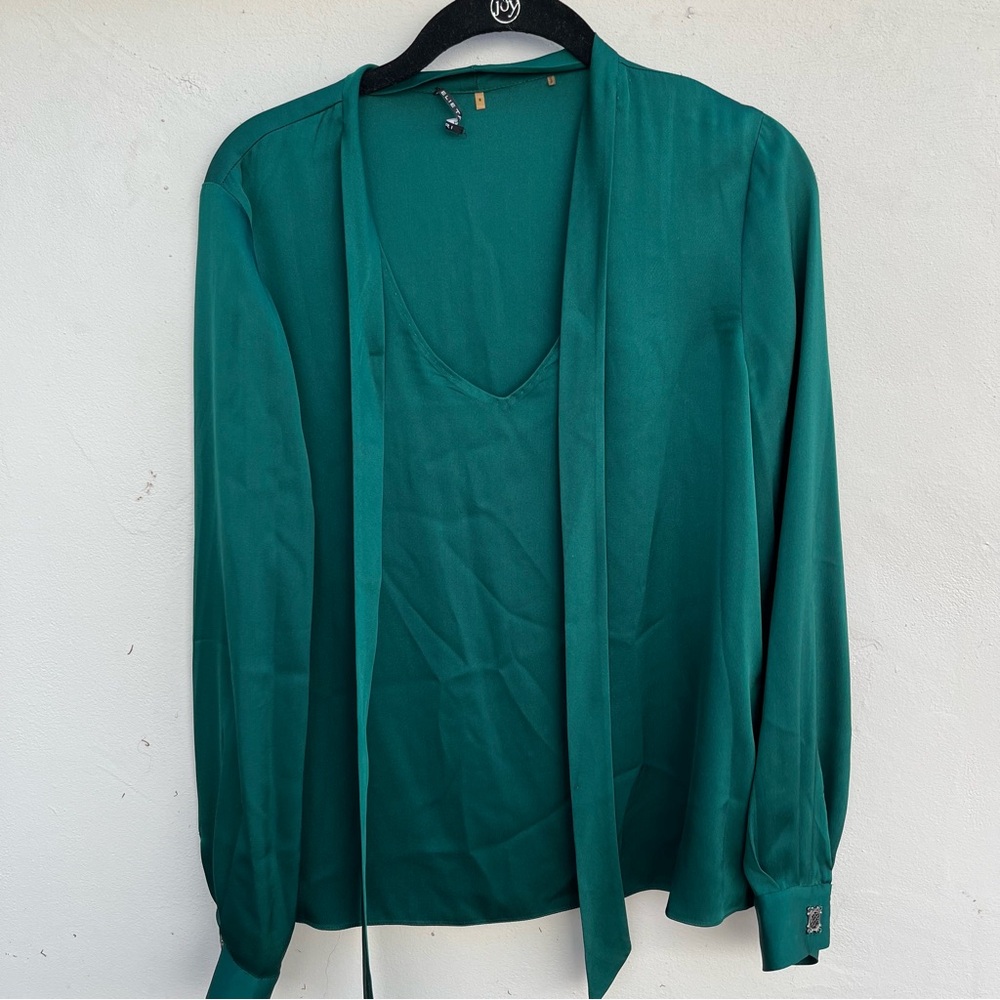 Elie Tahari Green Blouse